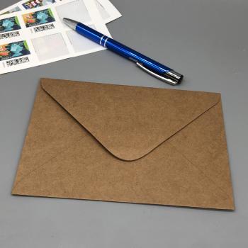 Umschlag C6 Papier Grußkarten Kraftpapier Rückseite